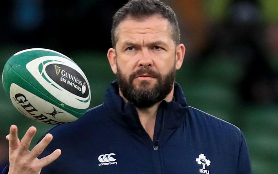Ireland head coach Andy Farrell - Andy Farrell, leading candidate to coach the Lions in 2025 - PA/Donall Farmer