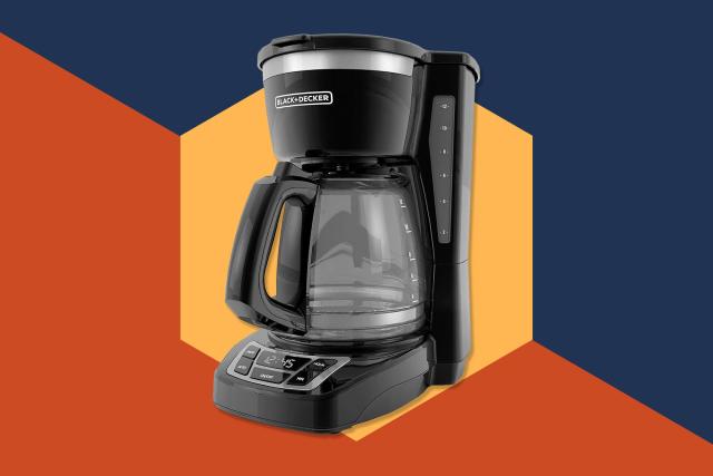 BLACK+DECKER 12-Cup Programmable Black Drip Coffee Maker with