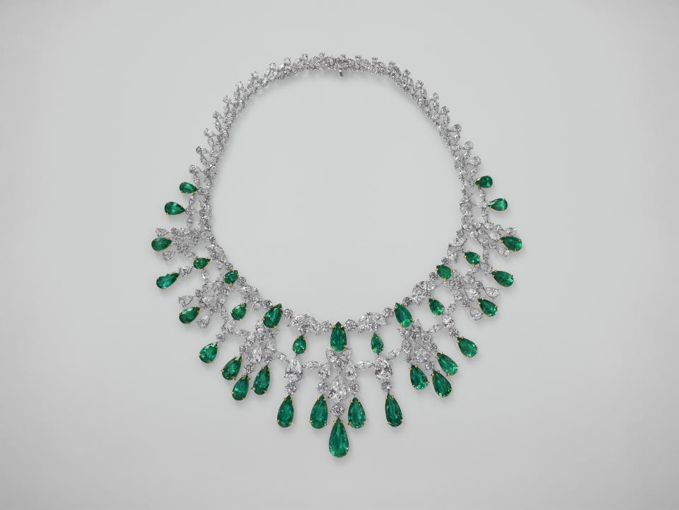 Lorraine Schwartz - Emerald Diamond Necklace - Joopiter Auction - High Jewelry