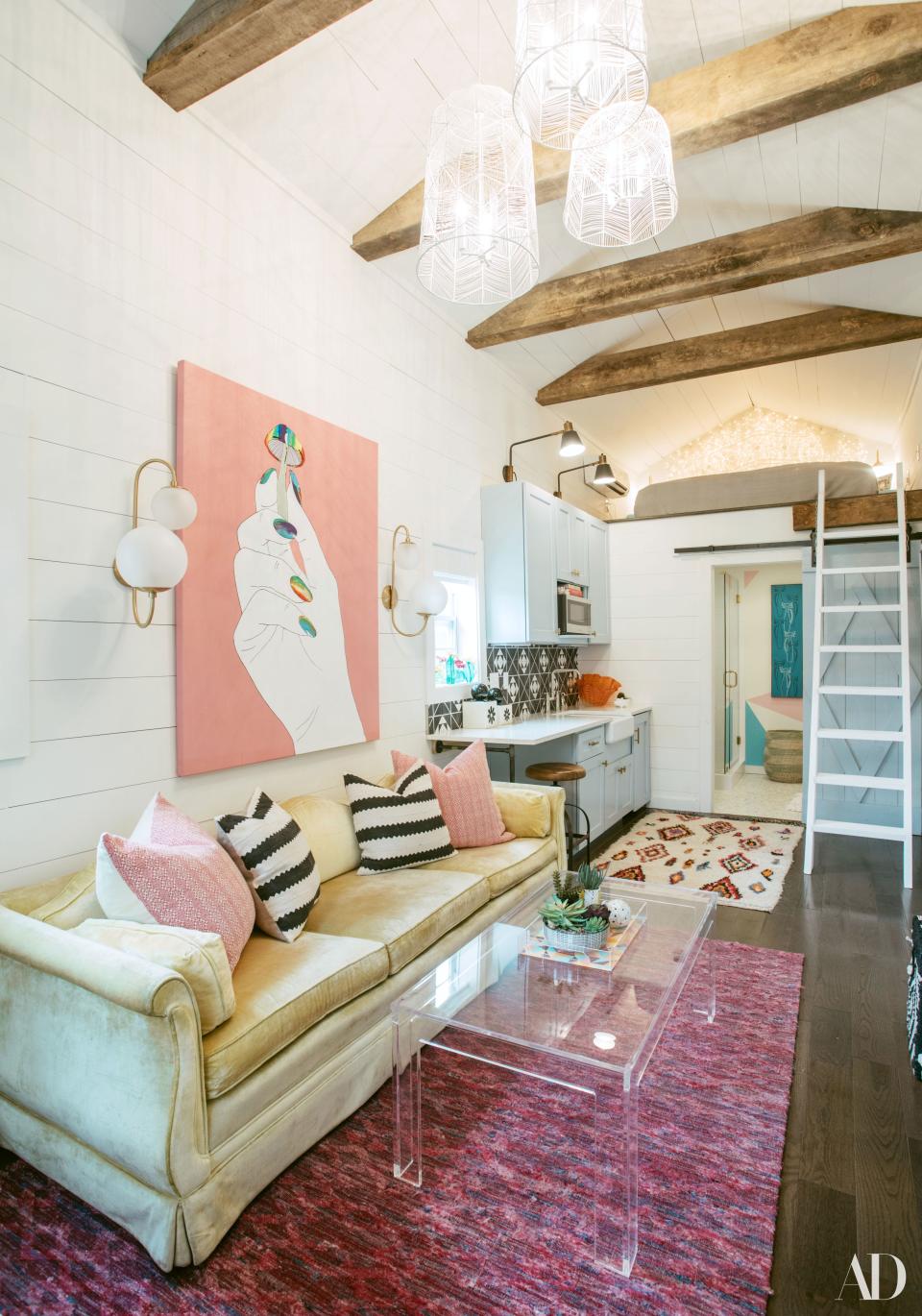 The barn was decorated specifically for Miley as a surprise, to serve as a place to stay when she returns from Los Angeles. The aesthetic? "Spunky," just like her, according to her mother.