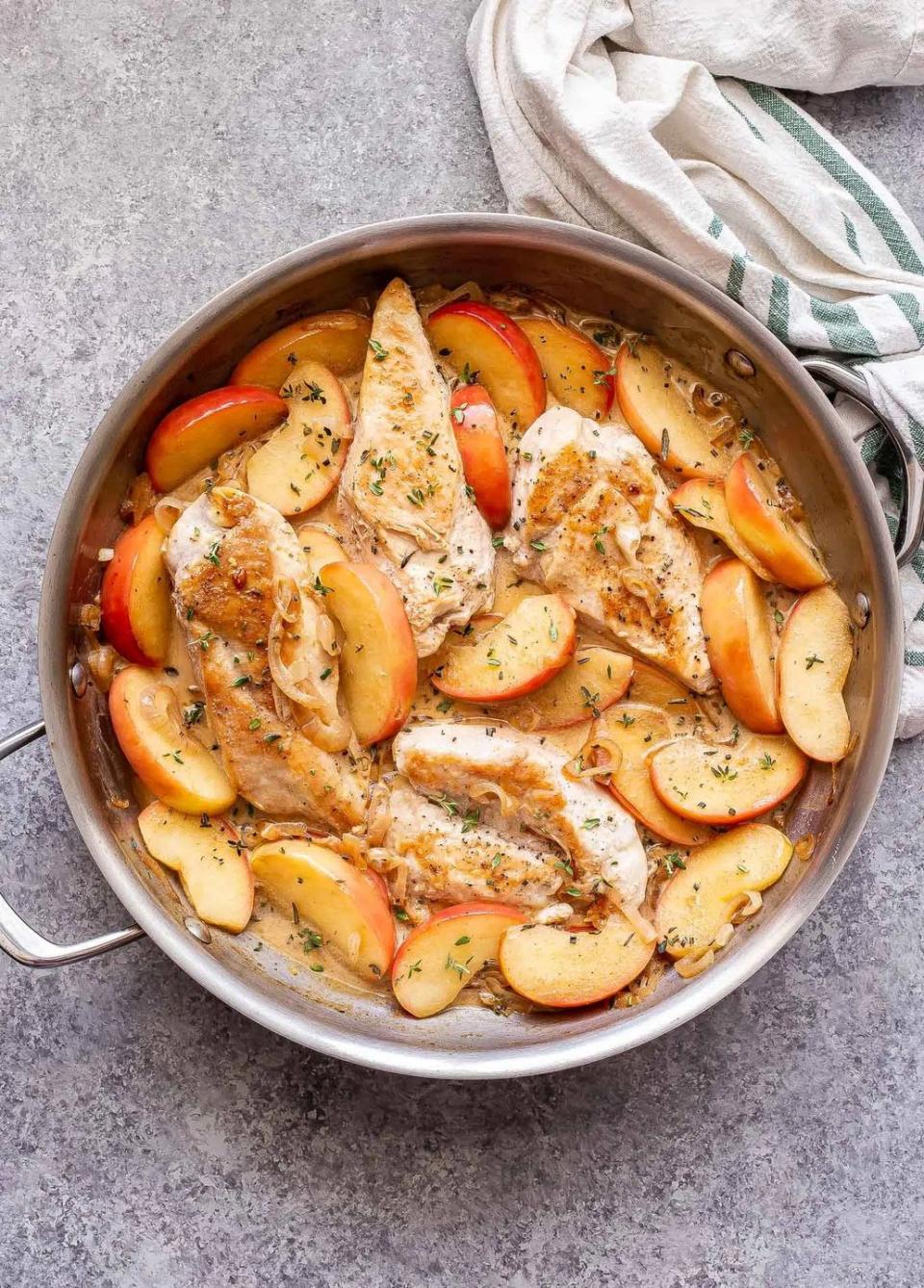 Apple Cider Chicken Skillet