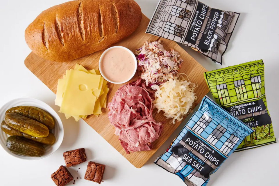 Zingerman's Reuben Kit comes with all ingredients to make its famed Reuben sandwich.