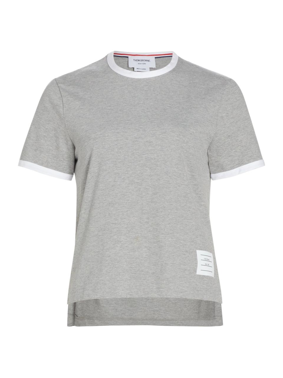 Saks and Thom Browne Ringer Tee