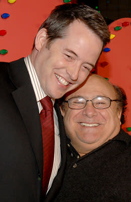 Danny DeVito and Matthew Broderick at the Los Angeles premiere of 20th Century Fox's Deck the Halls