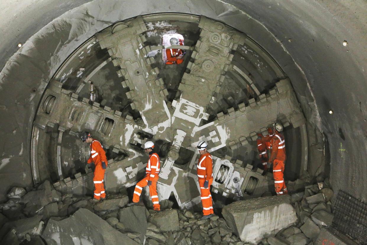 All aboard: the first part of the new train line is set to open this month: BBC/Windfall Films/Crossrail Ltd