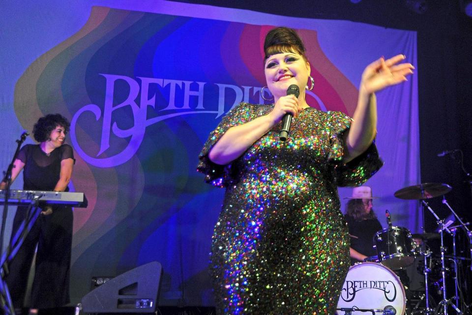 Going solo: Beth Ditto's set included plenty of material from recent album Fake Sugar: Steve Gillett/Livepix