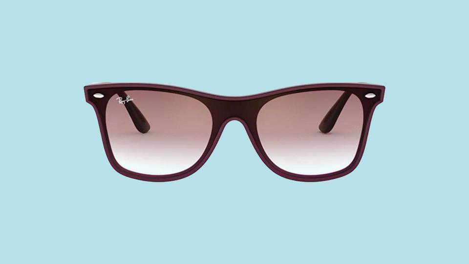 These burgundy wayfarers are calling your name. (Photo: Amazon)