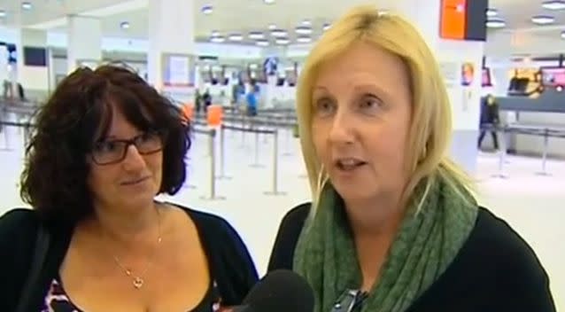 Some tourists changed their holiday destinations when they got news that their flights were cancelled. Photo: 7 News