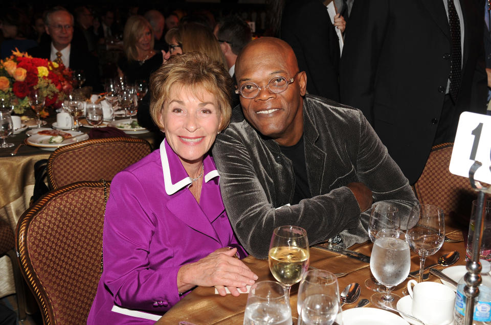 Judge Judy and Samuel L. Jackson 