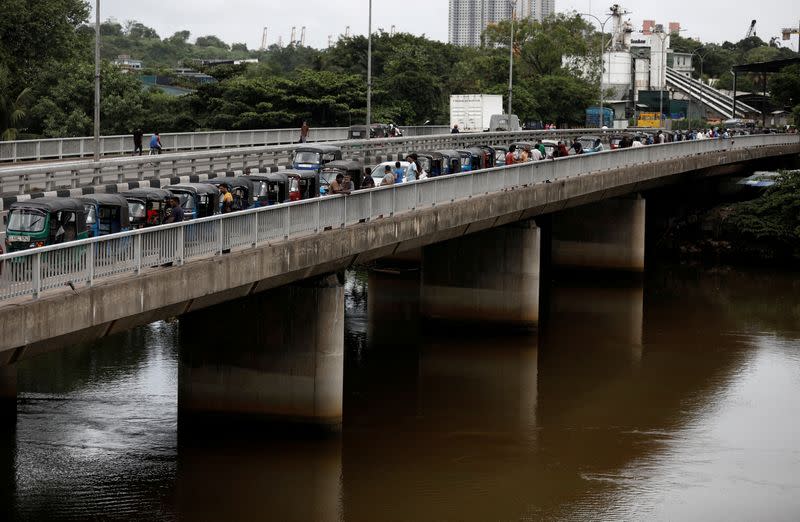 FILE PHOTO: Fuel shortage in Sri Lanka