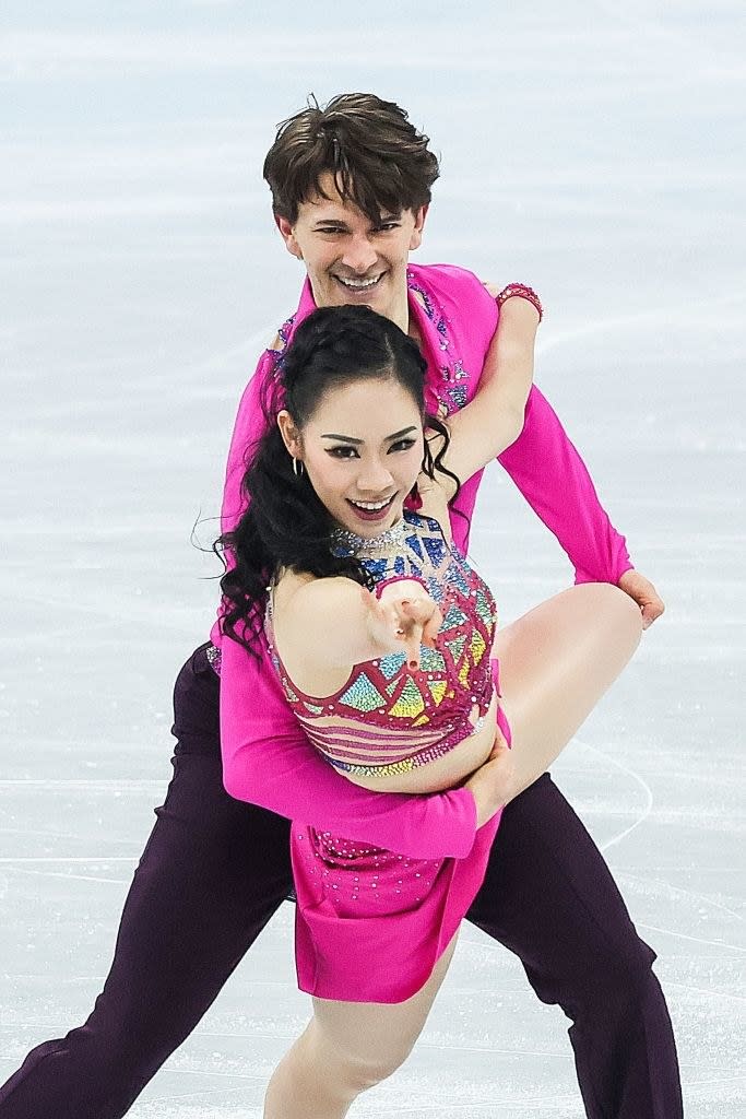 Figure Skating partners since 2016, Komatsubara and Koleto tied the knot in 2017. Since then, Koleto — who was born in Montana — has gone on to take his wife's last name and gain Japanese citizenship. This year, they've made it to Beijing to compete in their first ever Olympics for Japan! 