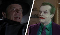 <p>Back in 1989, Jack Nicholson stunned comic book fans with his off-the-wall take on The Joker. If anyone was going to be cast in the role, it had to be Jack Nicholson… and ‘Batman’ goes down in history as one of the all-time great comic book movies. (Credit: Warner Bros.) </p>