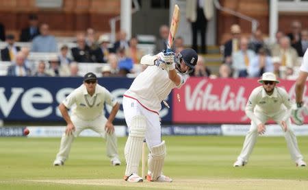 Cricket - England v New Zealand - Investec Test Series First Test - Lord?s - 25/5/15 England's Stuart Broad is bowled by New Zealand's Trent Boult Action Images via Reuters / Philip Brown Livepic