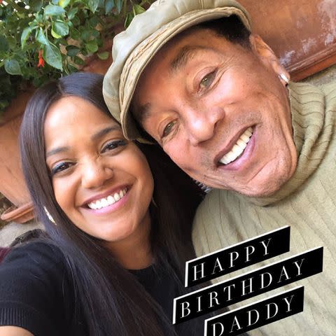 <p>Tamla Robinson Instagram</p> Tamla Robinson and Smokey Robinson.