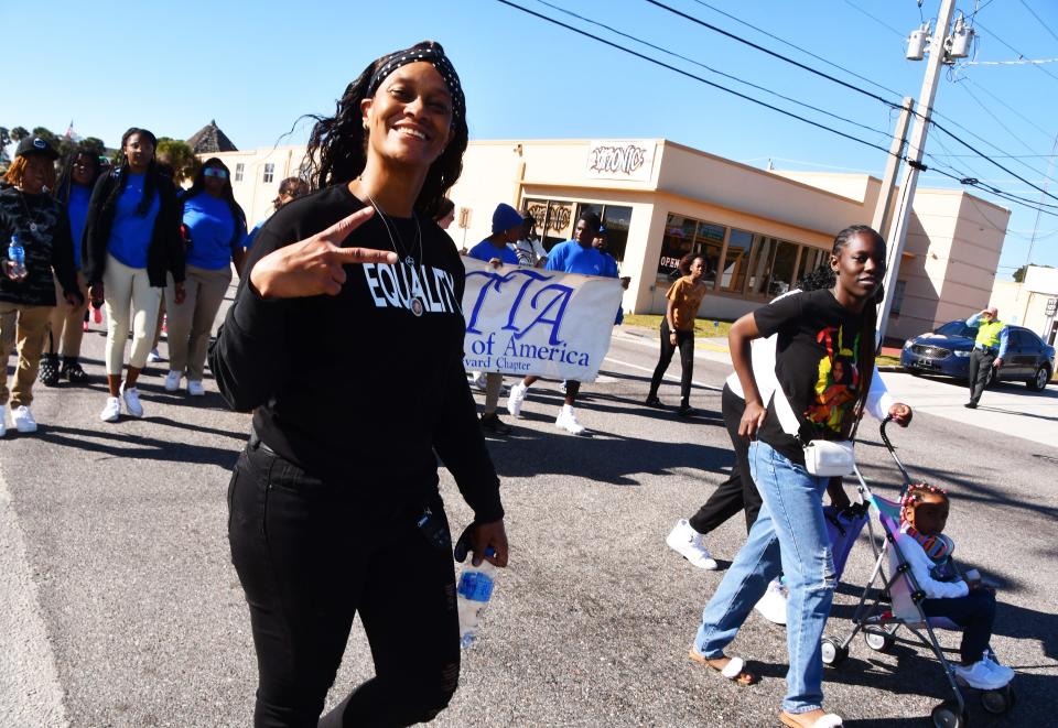 Monday was the annual Rev. Dr. Martin Luther King Jr. Peace March and Program in Cocoa. The marchers walked from Provost Park  to the Cocoa Riverfront Park and amphitheater for the program. 