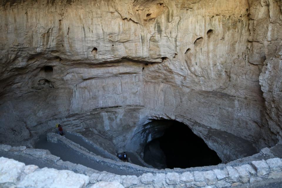 The natural entrance to Carlsbad Caverns is pictured Sept. 23.
