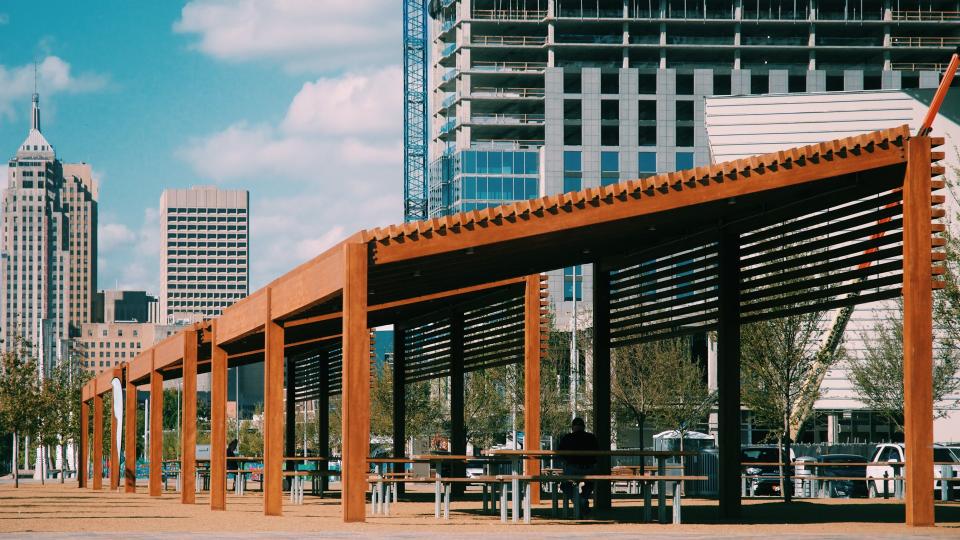 New Oklahoma City Park downtown.