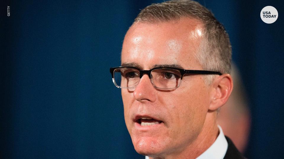 Andrew McCabe hints at 'inappropriate relationship' between Trump and Russia