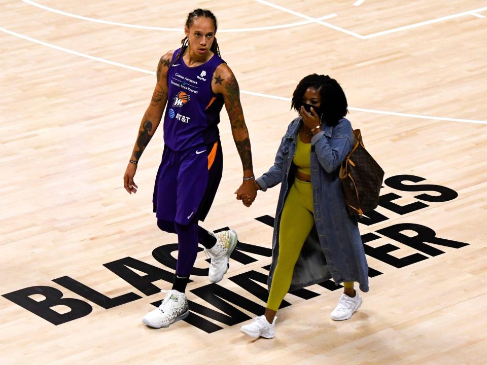 Brittney (left) and Cherelle Griner.