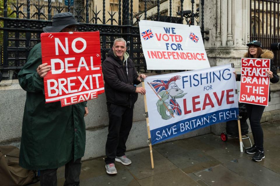 Un Brexit sin acuerdo todavía podría estar encima de la mesa. Foto: WIktor Szymanowicz/NurPhoto vía Getty Images