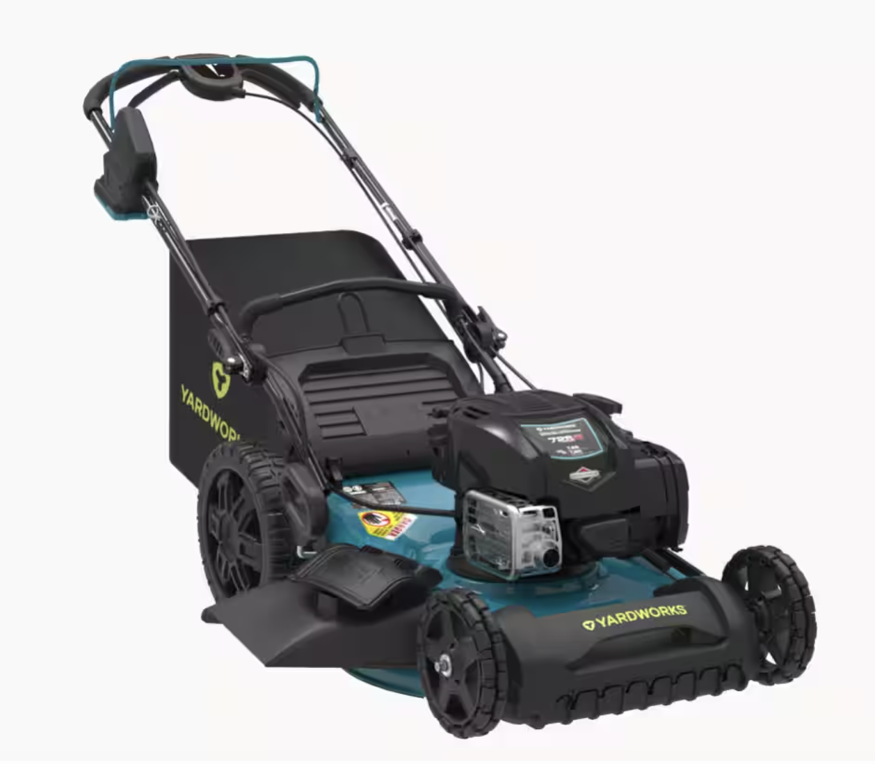 Yardworks 5 Blades Manual Walk Behind Reel Lawn Mower, 18-in