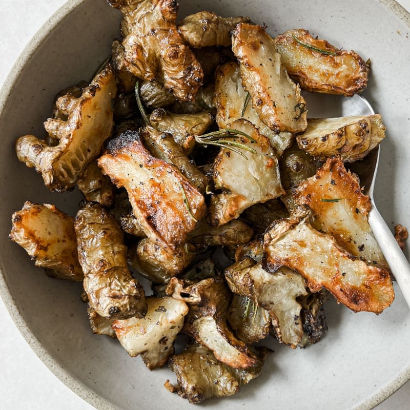 Roasted Jerusalem Artichokes 