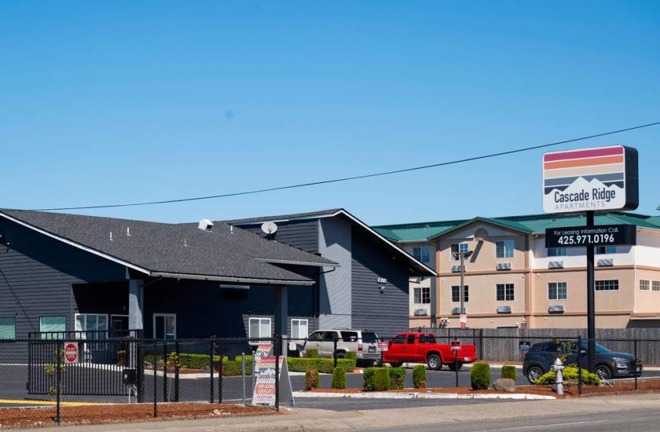 Cascade Ridge apartments is another Sage project completed last fall. Brian Hayes/bhayes@thenewstribune.com