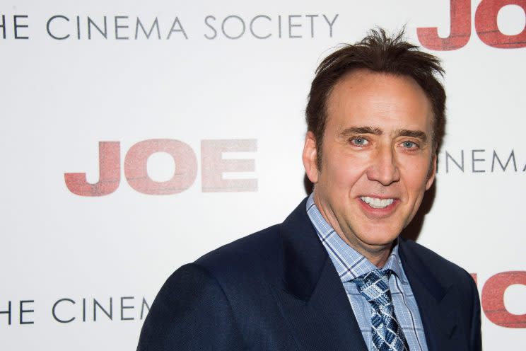 So kennt man US-Schauspieler Nicolas Cage für gewöhnlich. (Bild: AP Photo)