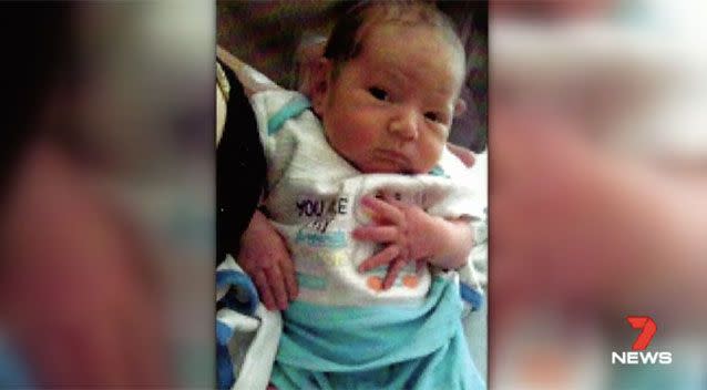 Erelle's son Mason died from SIDS. Source: 7 News