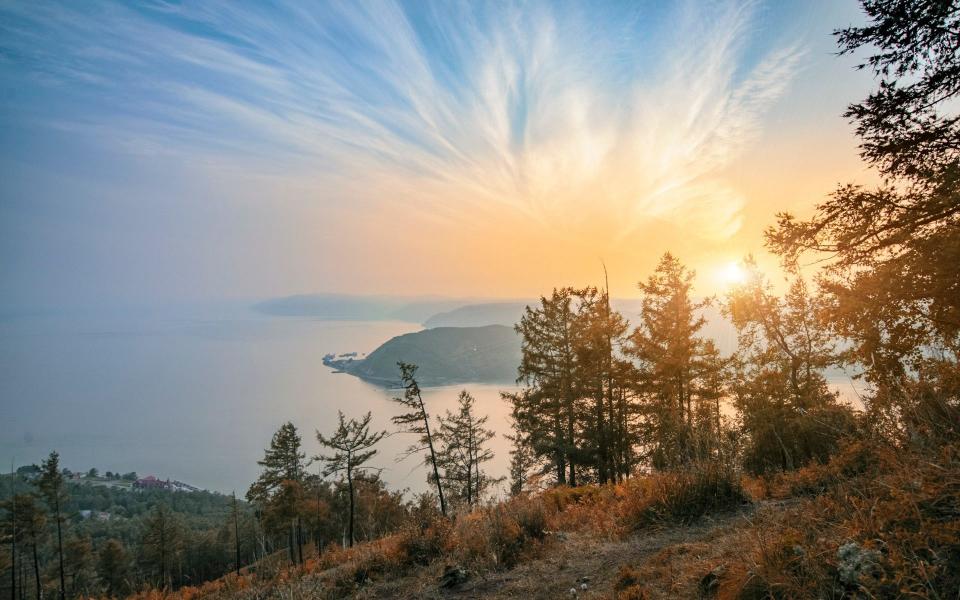 View from Chersky stone hill, Siberia