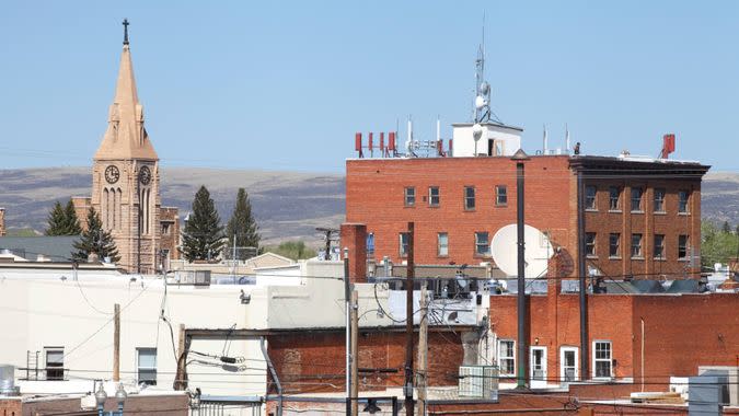 Downtown Laramie, Wyoming.