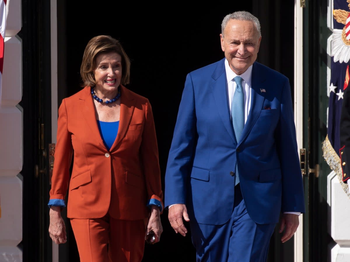 Nancy Pelosi and Chuck Schumer (EPA)