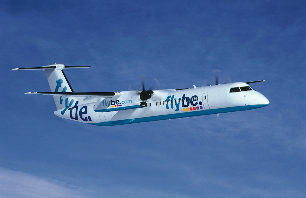 <em>The Flybe Bombardier Dash Q400 aircraft plummeted 500ft in 18 seconds after an incorrect autopilot setting caused it to aim for the ground (PA/file photo)</em>