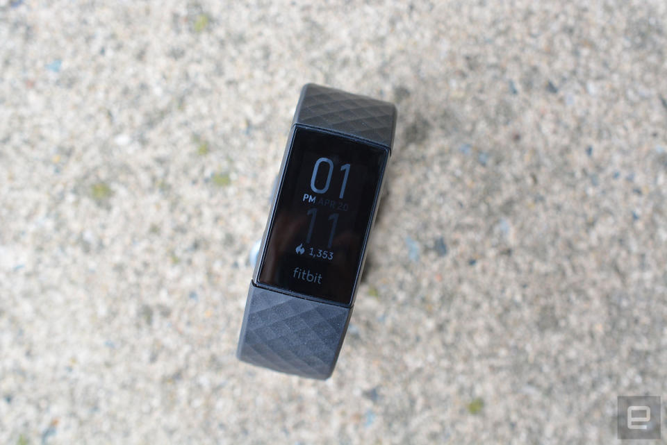 Fitbit Charge 4 fitness tracker.