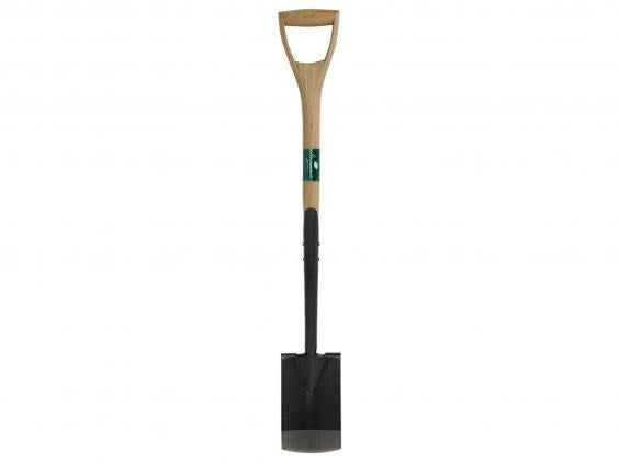 If you have back pain which can get in the way of gardening, use this spade with a longer shaft to keep you comfortable (Greenman Garden Tool)