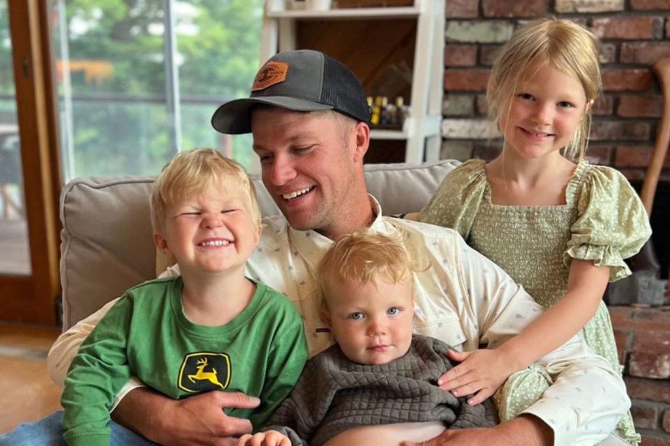 <p>Instagram/audreyroloff</p> Jeremy Roloff and his children, Ember, Bode and Radley