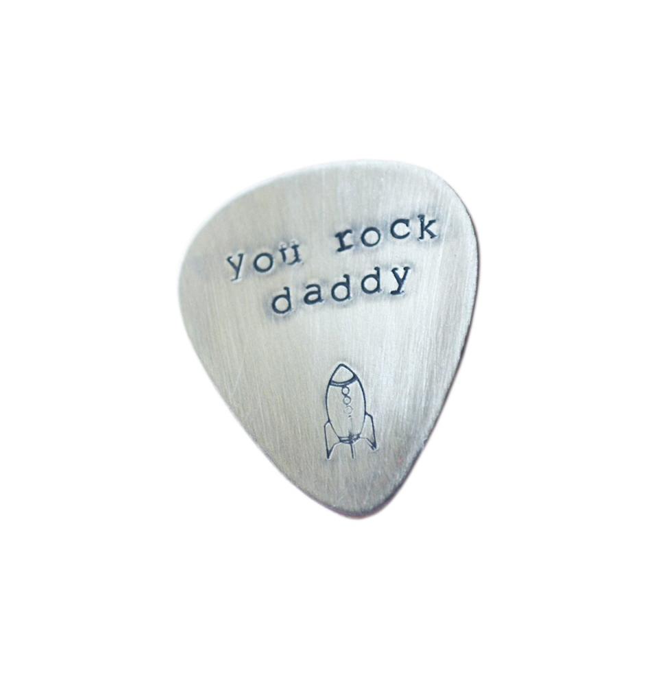 Personalized Brass Guitar Pick