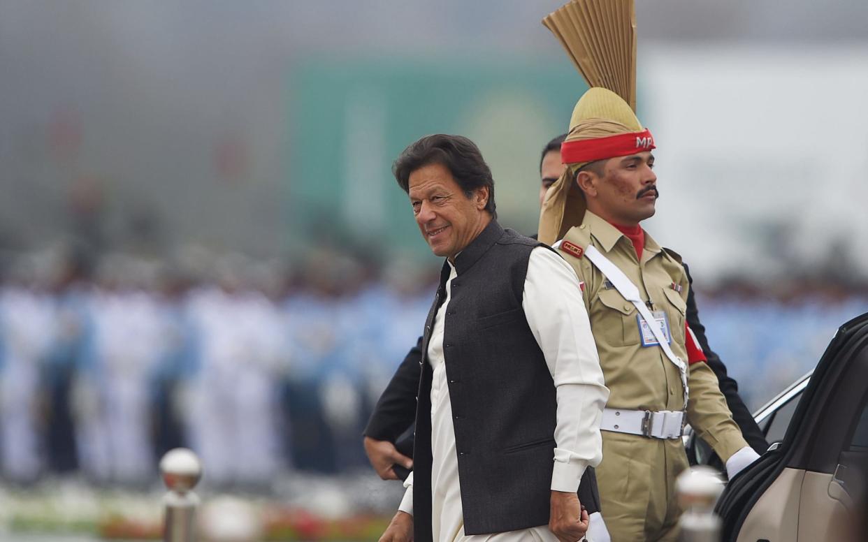 Imran Khan has also accused Narendra Modi of whipping up war hysteria for electoral purposes  - AFP