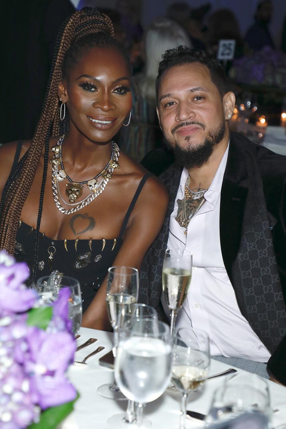 Dominique Jackson and fiance Edwin Torres