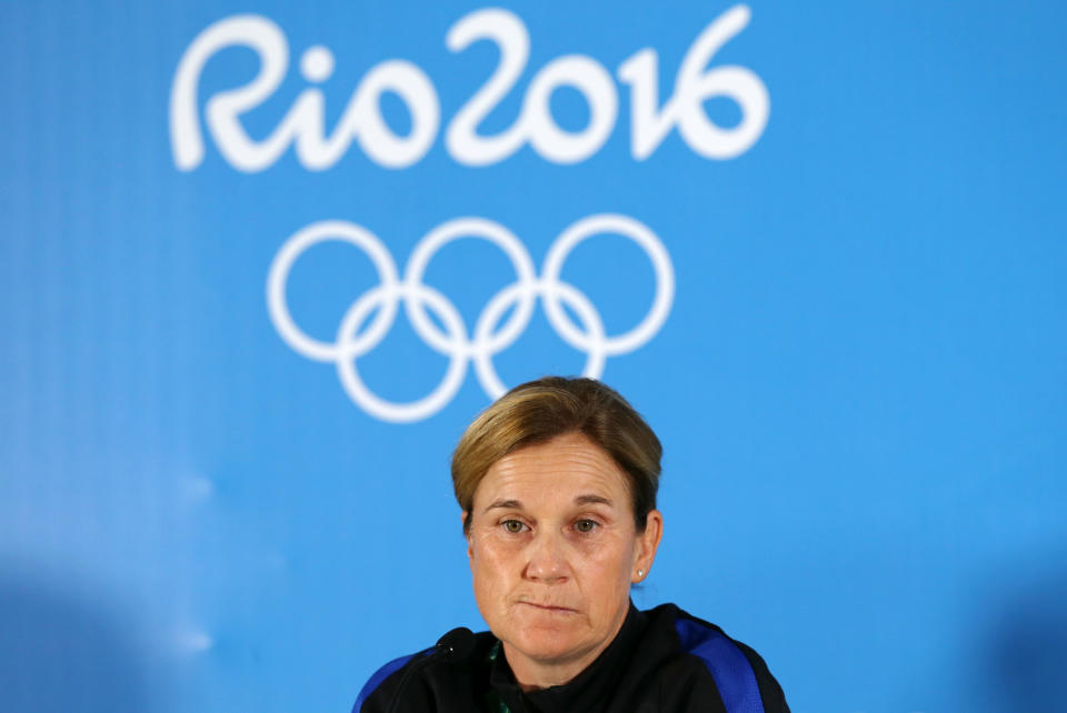 Jill Ellis and the USWNT suffered the earliest major tournament exit in program history at the 2016 Olympics. (REUTERS/Mariana Bazo)