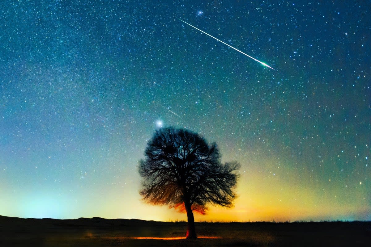 The Lyrid meteor shower will peak on 21-22 April, 2024 (iStock/ Getty Images)