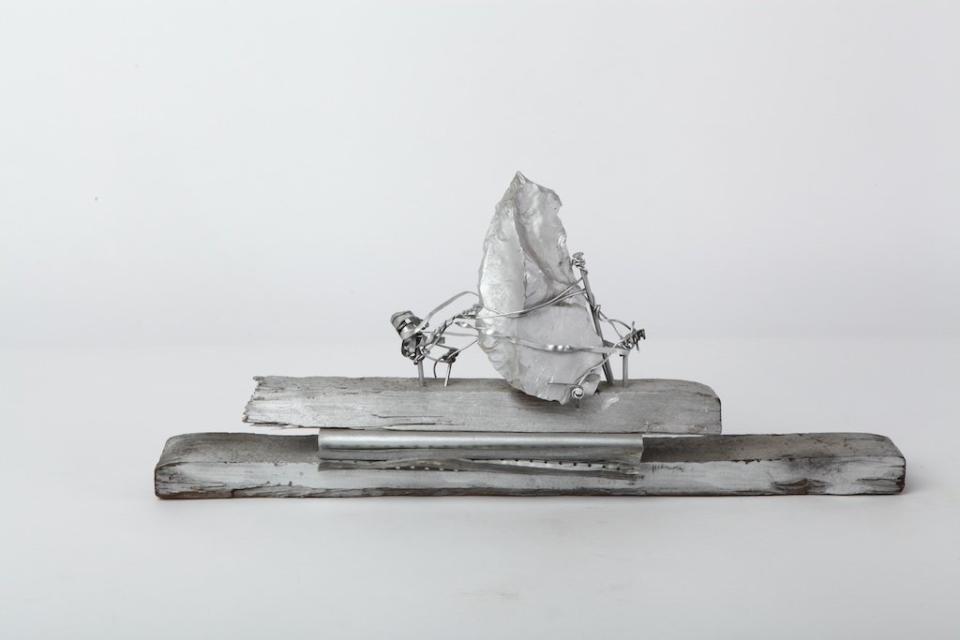 Lonnie Holley Weight on the Paperwork 2005 11 x 26 x 5 inches