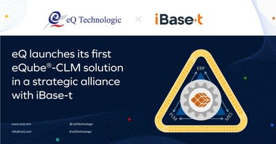 eQ launches its first CLM solution, with a Digital Thread connecting iBase-t Solumina (MES) and PTC Windchill (PLM). 