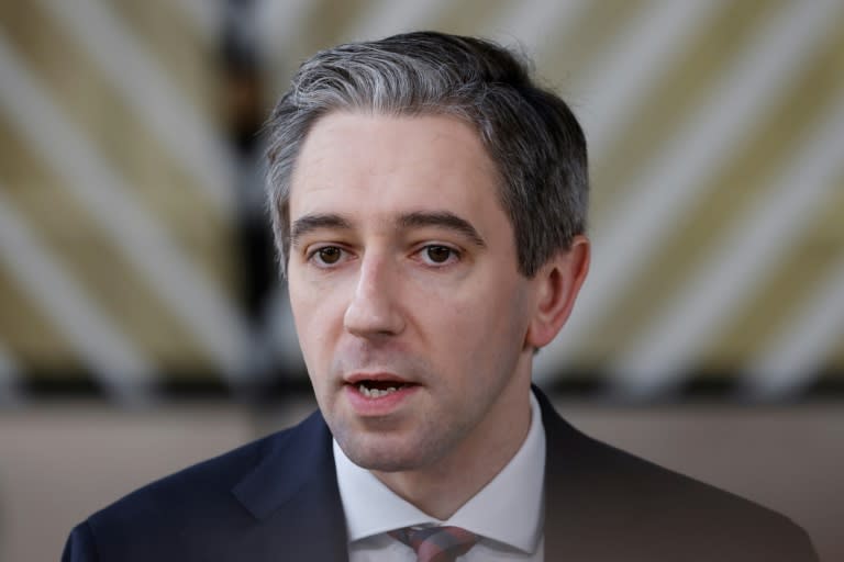 Irlands Regierungschef Simon Harris hat sich am Dienstag offiziell bei den Familien von 48 jungen Menschen entschuldigt, die im Jahr 1981 bei einem Brand in einem Nachtclub in Dublin ums Leben gekommen waren. (Ludovic MARIN)