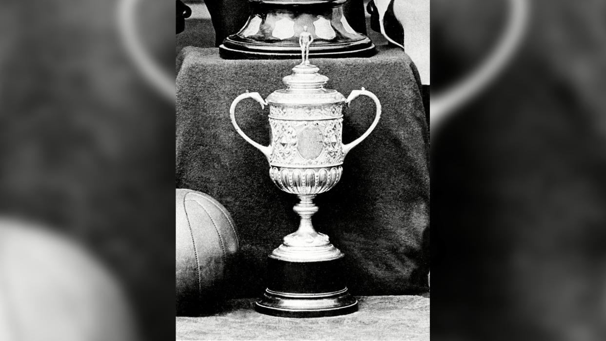 Mandatory Credit: Photo by Colorsport/Shutterstock (3052952a)The Original FA Cup stolen and never found 1897 Great BritainSport.
