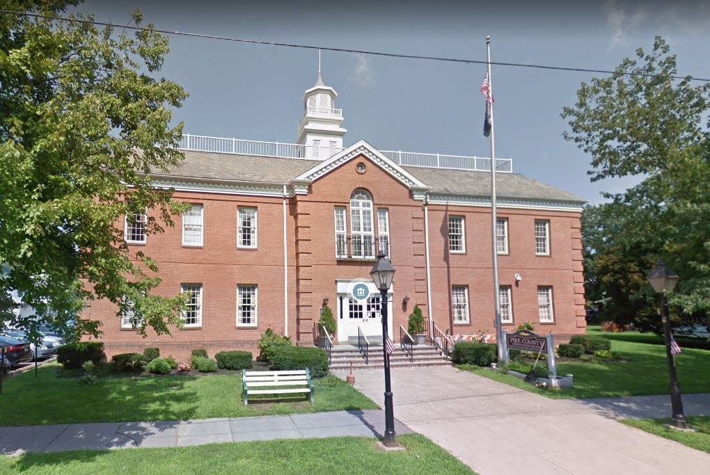 Pike County Administration Building, 506 Broad St., Milford, Pa. The county commissioners normally schedule their regular meetings there on the first and third Wednesday at 11 a.m. The first meeting in January, however, is scheduled for Monday, January 3 at 11 a.m.
/ Google Street View image