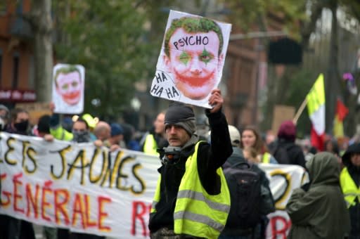 Yellow vest marches took place in several cities across France, including Bordeaux