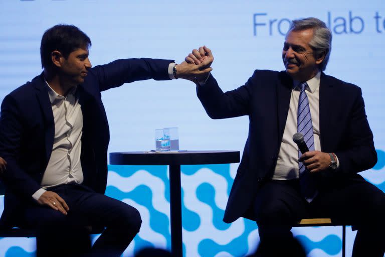 Axel Kicillof y Alberto Fernández