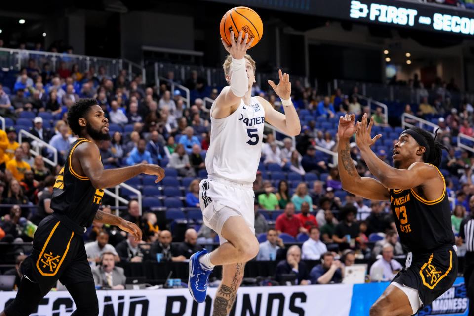 Guard Adam Kunkel scored eight points and had six assists but made arguably the biggest shot of the game for the Musketeers. With Kennesaw State leading 65-64 with 1:44 left, Kunkel buried a 3-pointer to give the Musketeers a 67-65 lead.
