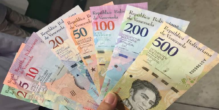 Bolivares venezolanos